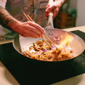 Cocinar Noodles Yakisoba